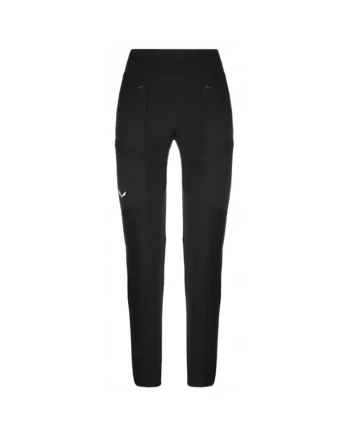Pantaloni sport dama  Puez Dst Warm Cargo, rezistenti la vant si apa, negru, material Durastretch,