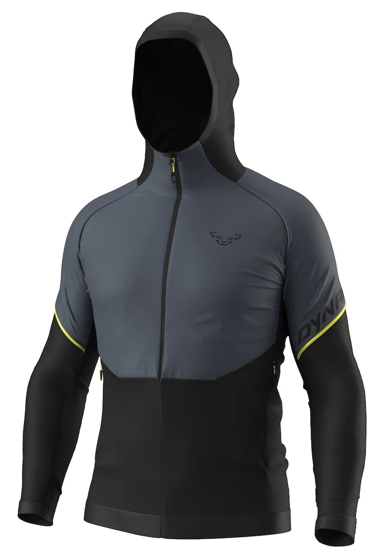 Jacheta alergare barbati  Alpine Hybrid FW 2025, Negru/Albastru