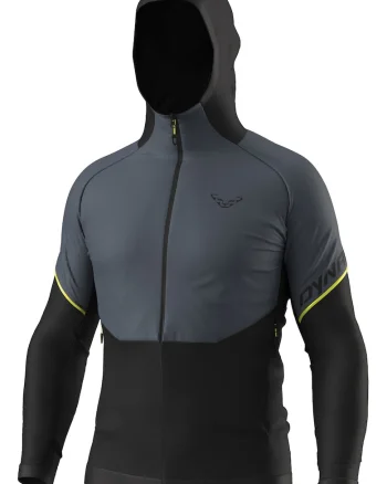 Jacheta alergare barbati  Alpine Hybrid FW 2025, Negru/Albastru