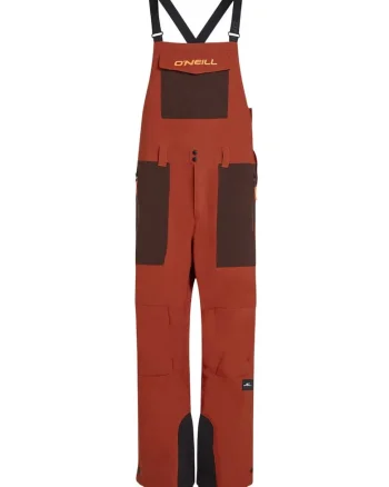 Pantaloni schi barbati  FWC'Peak Bib-Rosu-