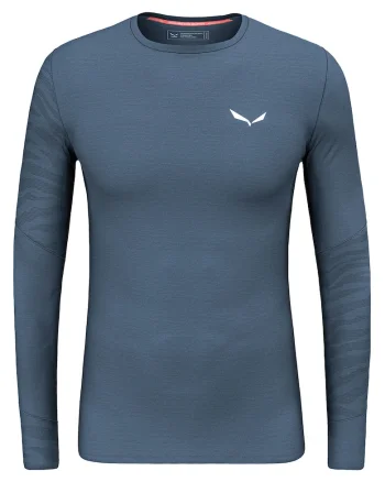 Bluza merino barbati  Cristallo Warm Alpine FW 2025-Albastru-46/S