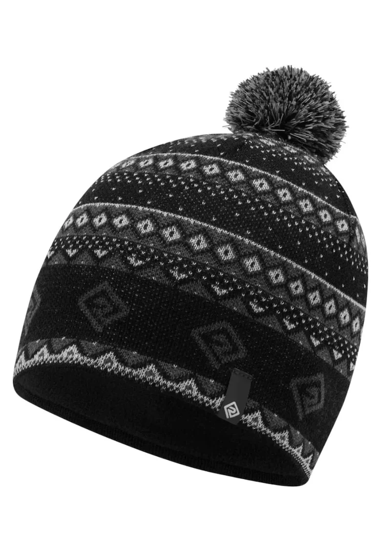 Caciula  Winter Bobble FW sizedwqfwqd, Negru/Gri