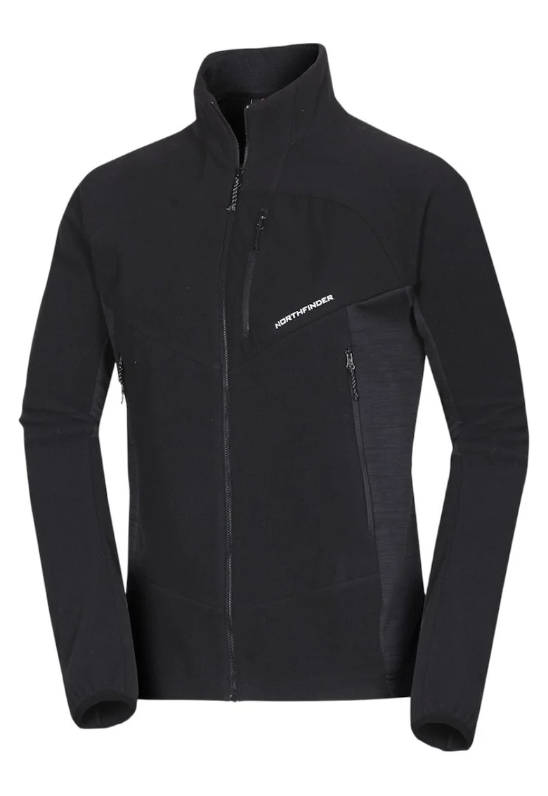 Fleece trekking barbati  Jedrzej, Negru