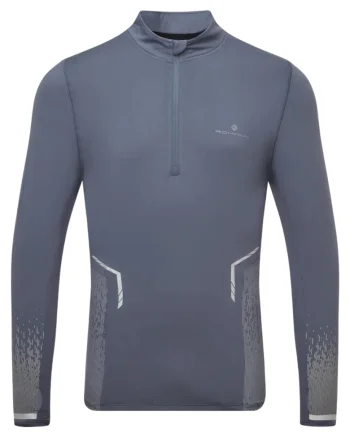 Jacheta alergare barbati  Tech Reflect 1/2 Zip FW 2025, Gri
