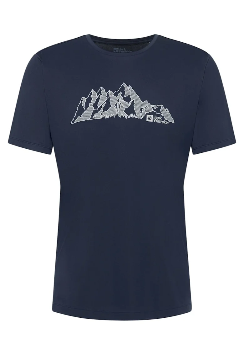 Tricou barbati  Peak Graphic, Bleumarin