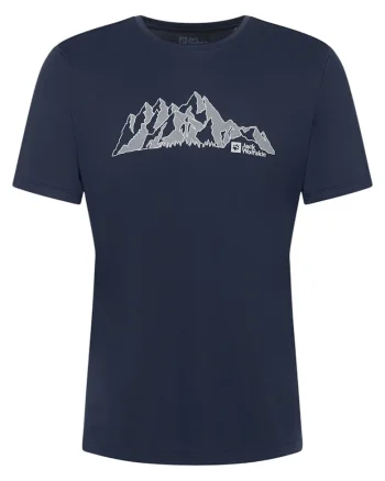 Tricou barbati  Peak Graphic, Bleumarin