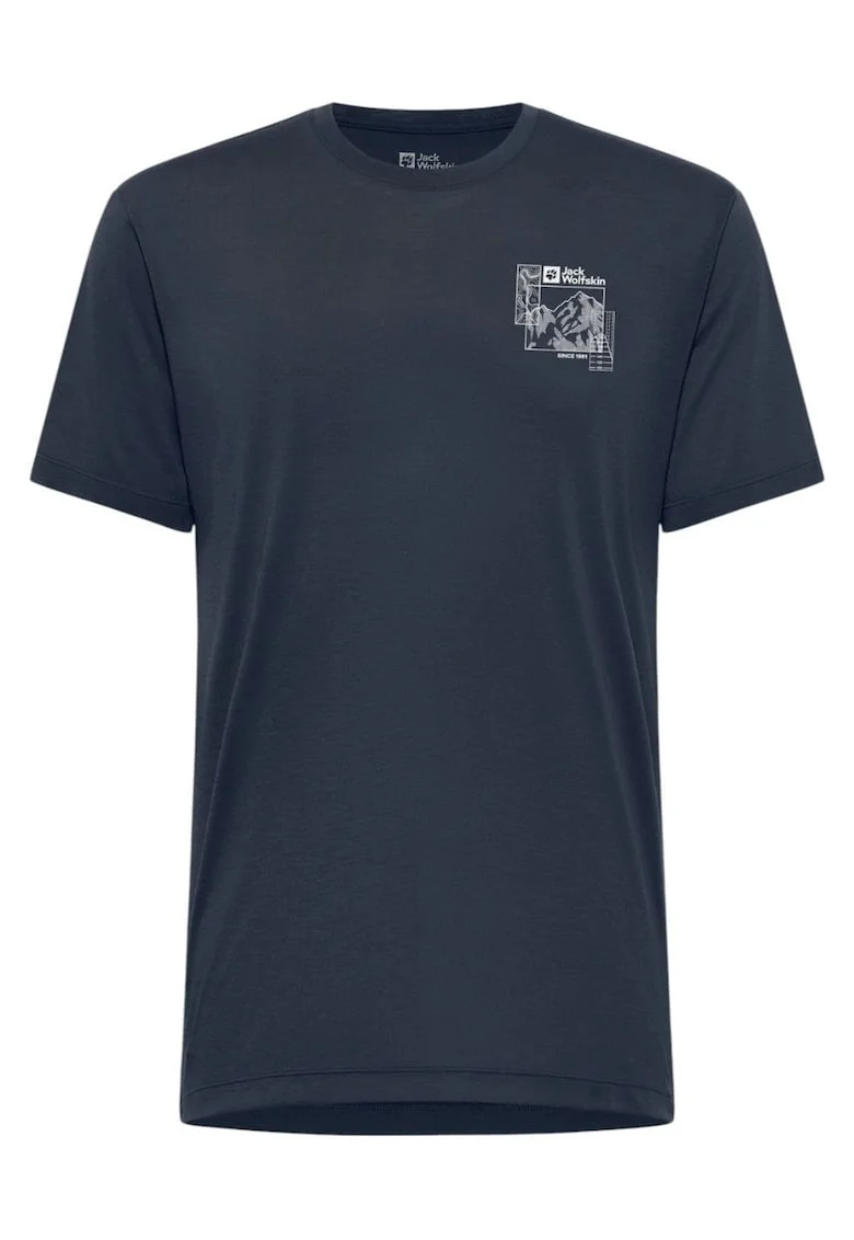 Tricou tehnic barbati  Vonnan Graphic SS 2025, Bleumarin