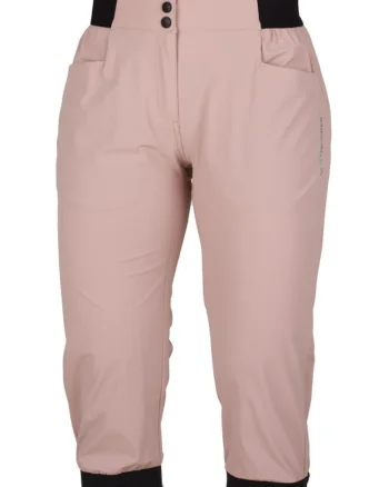 Pantaloni scurti 3/4 trekking dama  Nikki, Roz deschis