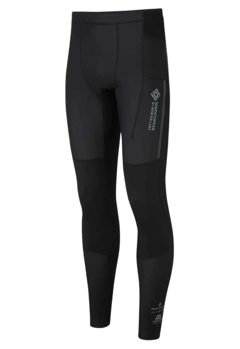 Colanti alergare barbati  Tech Gore-Tex Windstopper FW 2025, Negru