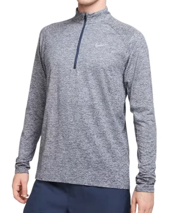 Bluza alergare barbati  Stride SS 2025, Gri