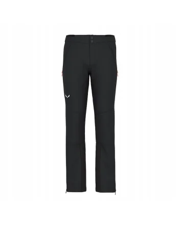 Pantaloni sport barbati  Lagorai, impermeabili, rezistenti la vant, negri, elastan/poliester/poliamida,