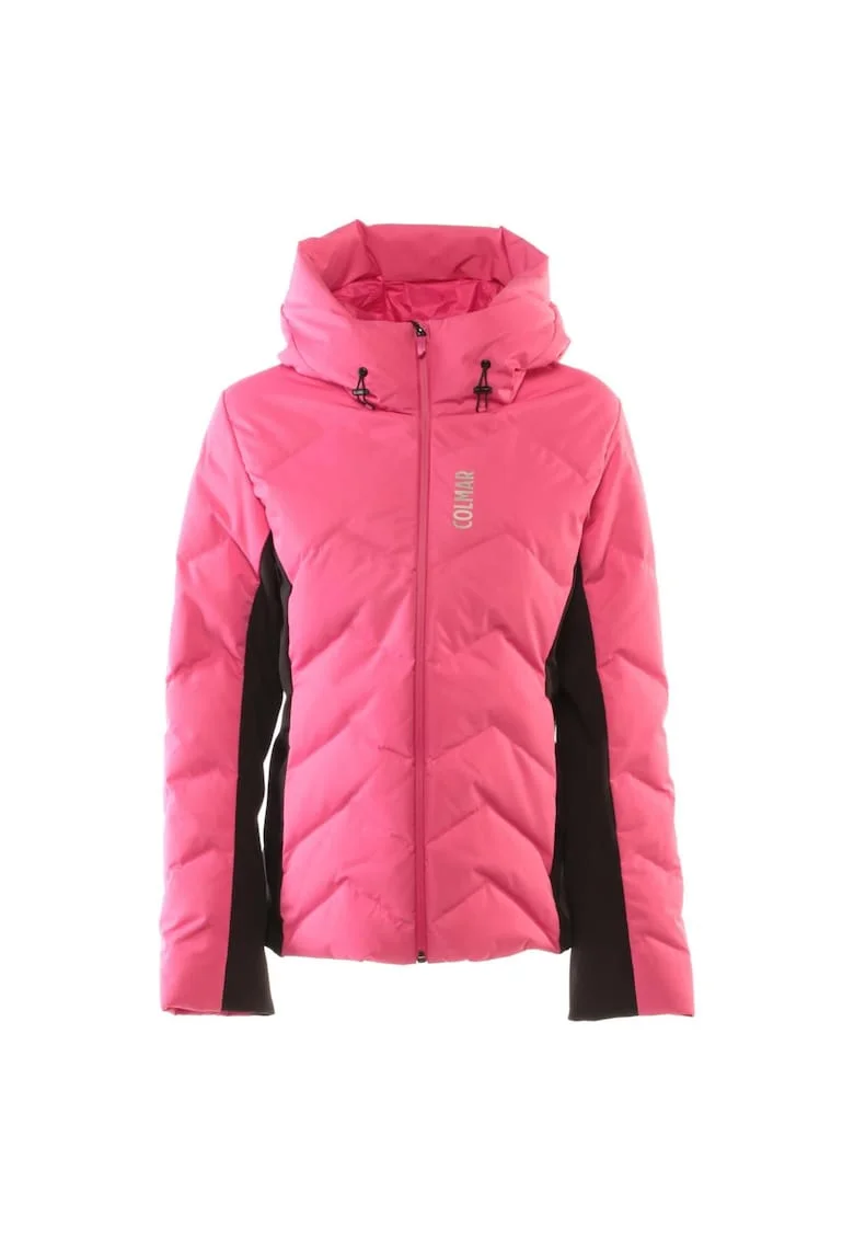 Jacheta schi dama  Stretch, Negru/Roz