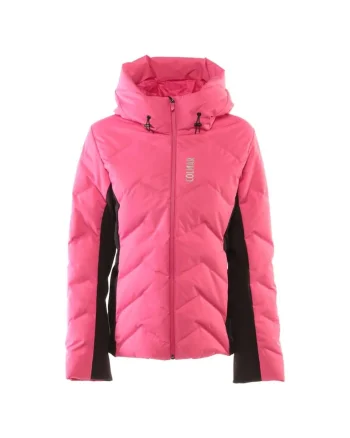 Jacheta schi dama  Stretch, Negru/Roz