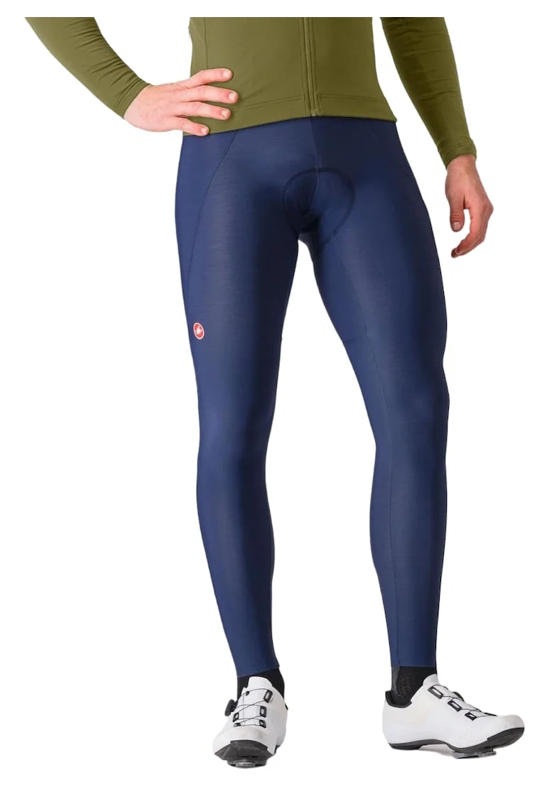 Pantaloni ciclism lungi cu bretele barbati  Espresso FW 2024, Bleumarin