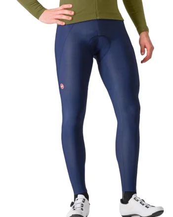 Pantaloni ciclism lungi cu bretele barbati  Espresso FW 2024, Bleumarin