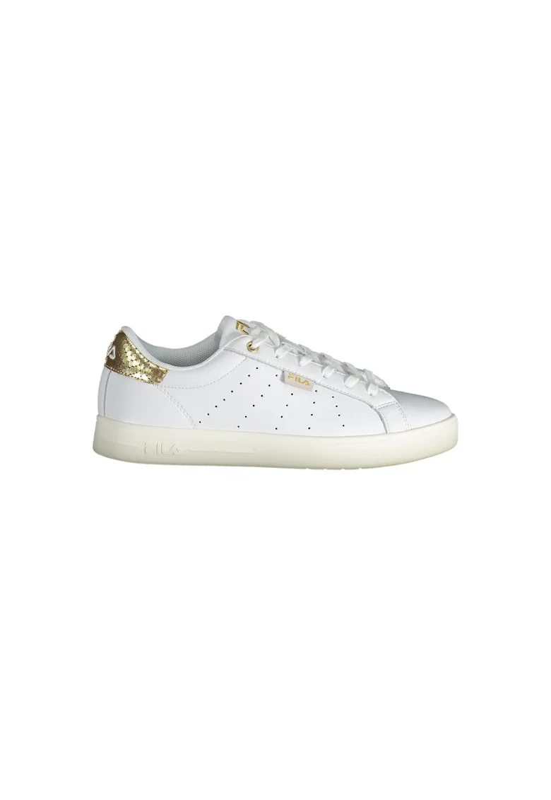 Pantofi sport dama,  40% Poliester, 30% Piele naturala, 30% Poliuretan, Alb, FFW0286-FILA-LUSSO, Alb