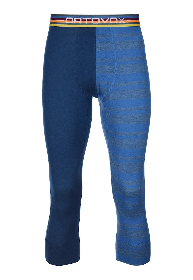 Pantaloni de corp barbati  Merino 3/4 185 Rock N Wool, Albastru