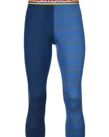 Pantaloni de corp barbati  Merino 3/4 185 Rock N Wool, Albastru