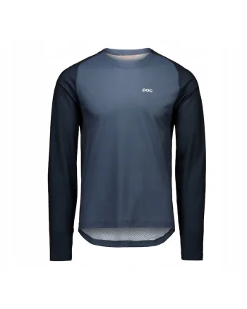 Bluza sport barbati  Motion Air, maneca lunga, poliester, bleumarin