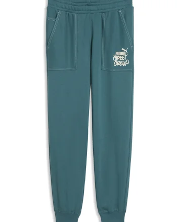 Pantaloni de trening relaxed fit cu talie elastica Mid 90s, Verde persan