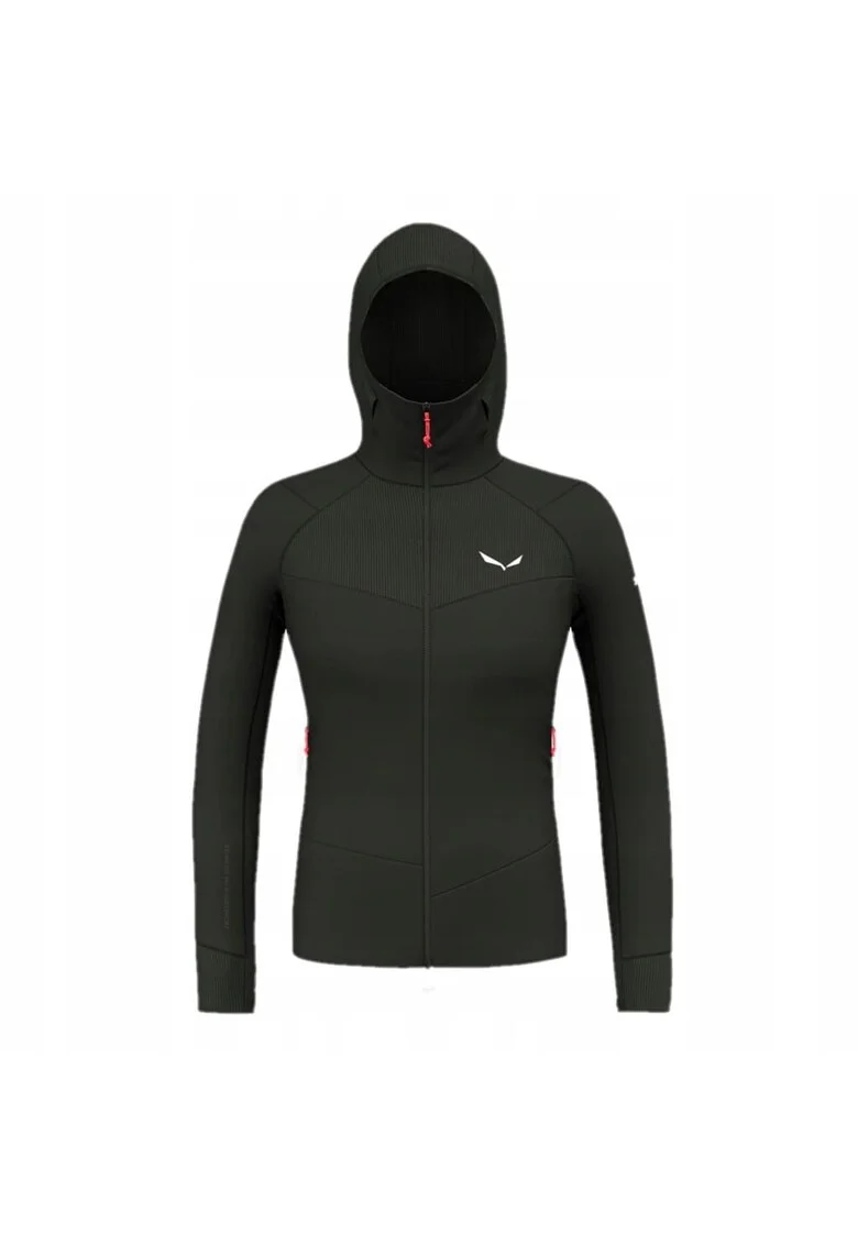 Jacheta sport dama,  Verde masliniu, Fleece,