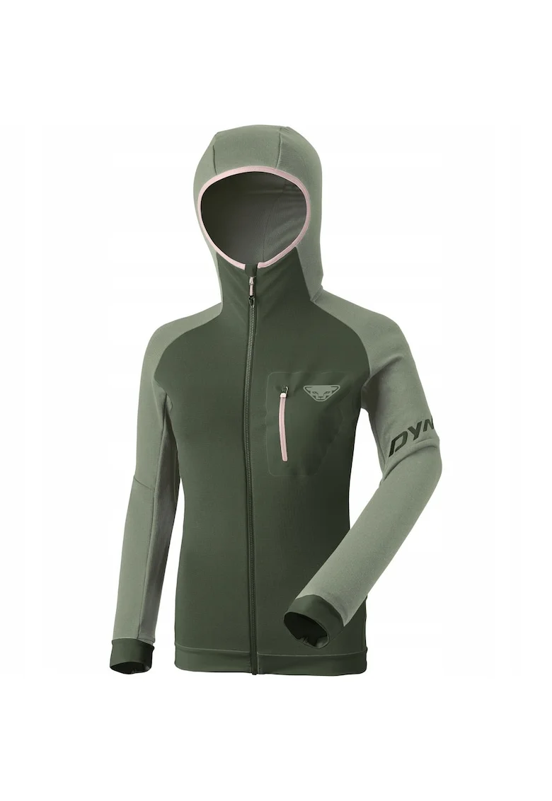 Jacheta sport dama 5291,  Verde, Elastan/Poliamida,
