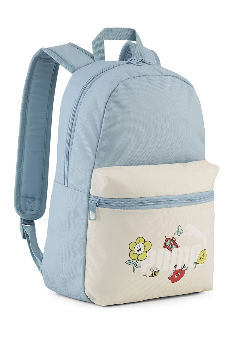 Rucsac mic cu fermoar PHASE CB, Albastru glaciar/Bej deschis