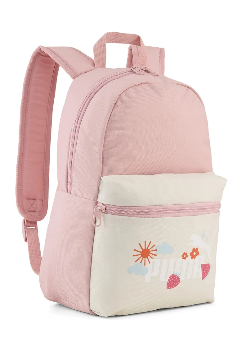 Rucsac mic cu fermoar PHASE CB, Roz prafuit/Bej deschis