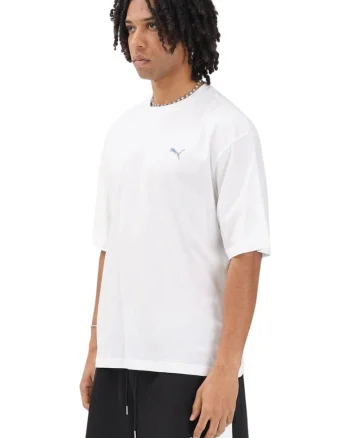 Tricou  Graphic Back 62196, Alb