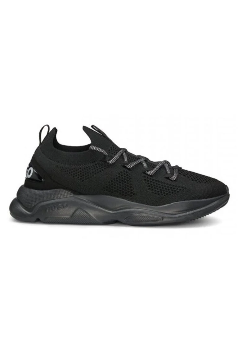 Pantofi sport barbati  model LEON RUNN, negru, poliesterdwqfwq, Negru