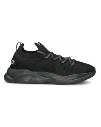 Pantofi sport barbati  model LEON RUNN, negru, poliesterdwqfwq, Negru