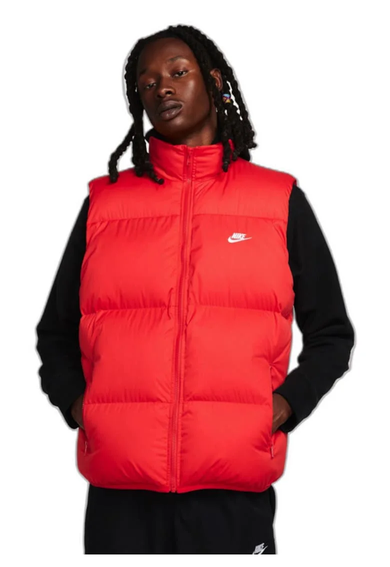 Vesta barbati  M NK TF CLUB PUFFER VEST, Poliester, Rosu, Rosu