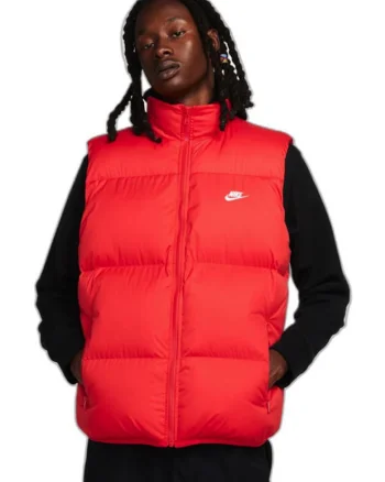 Vesta barbati  M NK TF CLUB PUFFER VEST, Poliester, Rosu, Rosu