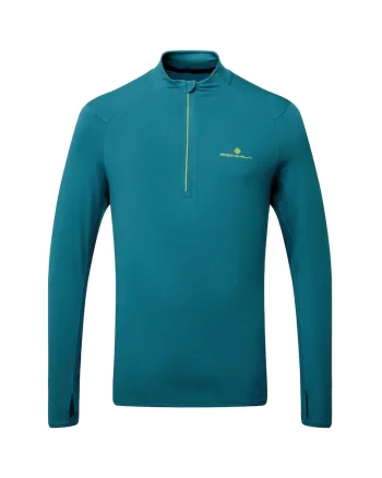 Bluza alergare barbati  Core Thermal 1/2 Zip FW 2024 Albastru