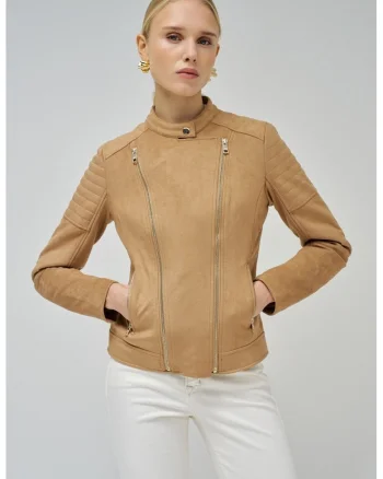 Jacheta biker cu fermoare Moto