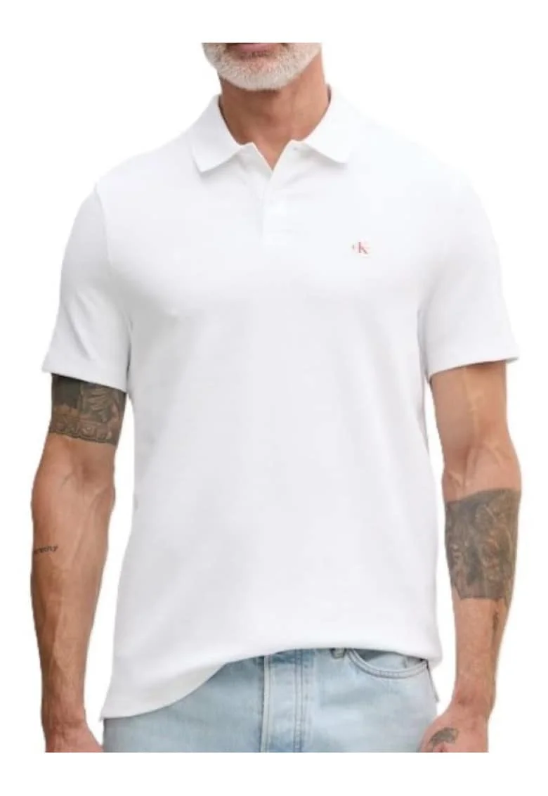 Tricou polo  SS MICRO WAFFLE CLASSIC BADGE PO-LV04RG217G-YAF