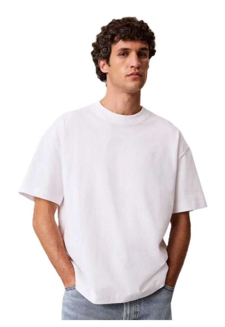 Tricou  A- SS OVERSIZED EMBOSS MONOLOGO-LV04RAB806-YAF