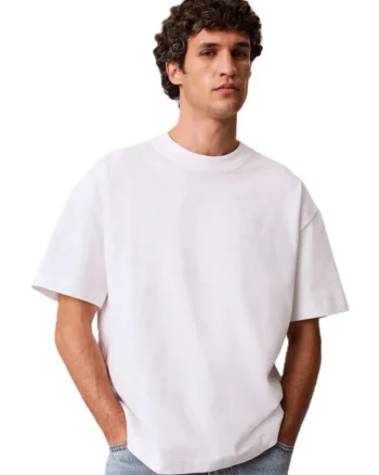 Tricou  A- SS OVERSIZED EMBOSS MONOLOGO-LV04RAB806-YAF