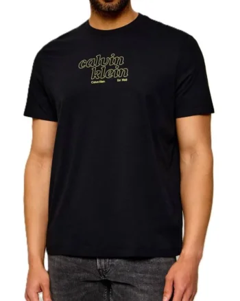 Tricou  SS 30s EU CALVIN KLEIN TRVL GRAP-LV04RG807G-UB1