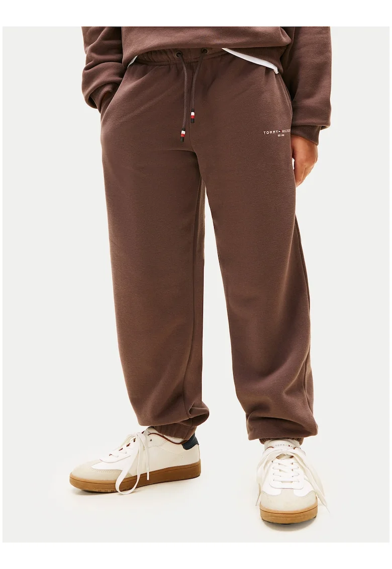 Pantaloni de trening relaxed fit cu snur in talie