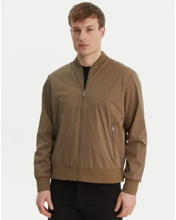 Jacheta bomber cu fermoar,