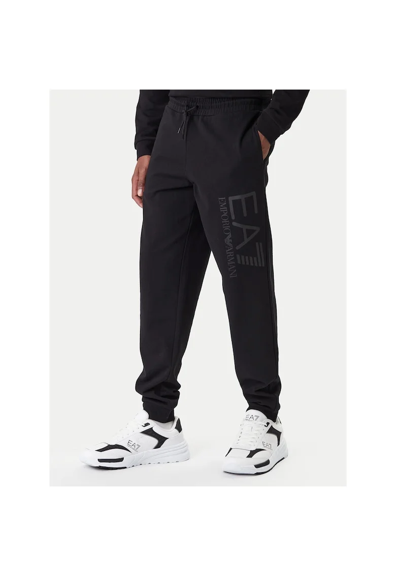 Pantaloni de trening barbati,  bumbac, negru