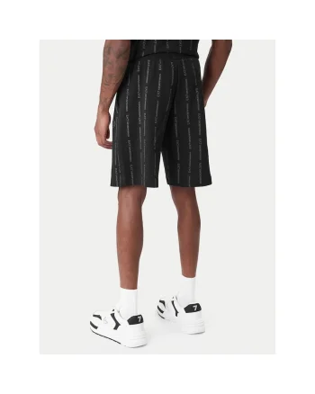 Pantaloni sport barbati,  negru, bumbac si poliester