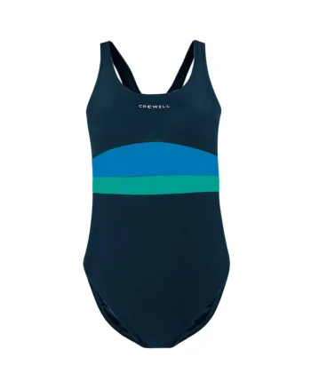 Costum de baie K15027,  Textil, Bleumarin