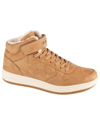 Pantofi barbati  Paliot Fur M, inalt, bej, material sintetic, cu sireturi si velcro