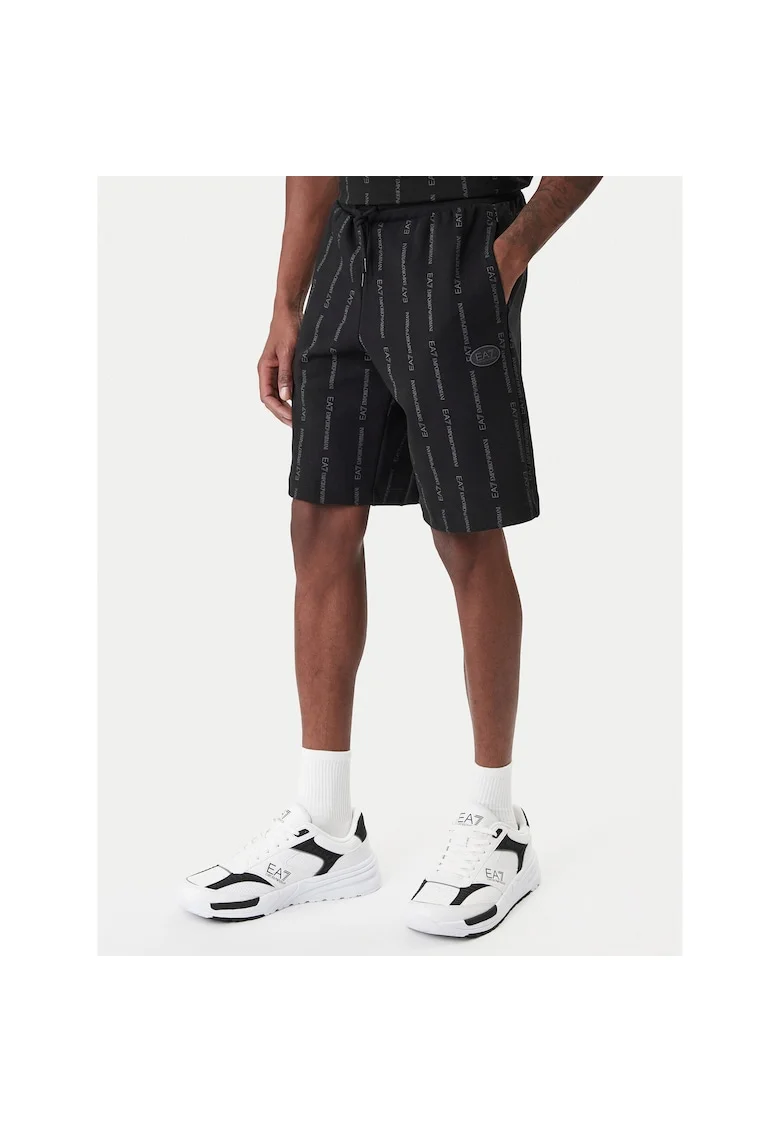 Pantaloni sport barbati,  lifestyle, bumbac, negru