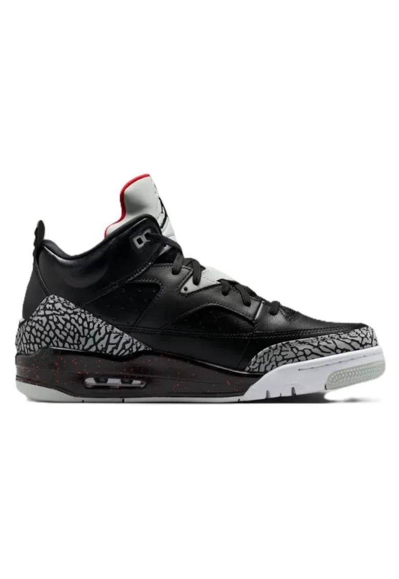 Pantofi sport barbati JORDAN SON OF MARS LOW,  Piele ecologica, Negru
