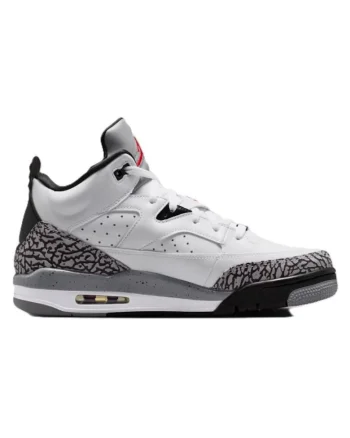 Pantofi sport barbati JORDAN SON OF MARS LOW,  Piele ecologica, Alb