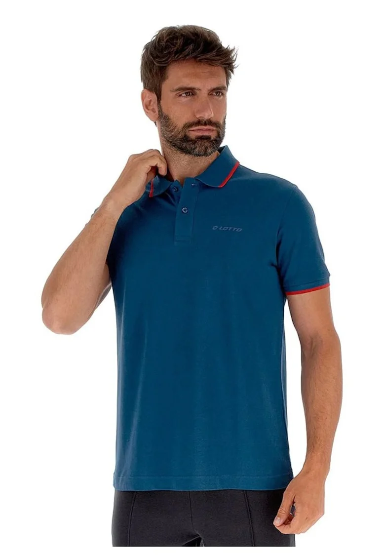Tricou  Polo Sanremo 222278-D6K, Barbati, Albastru, Albastru