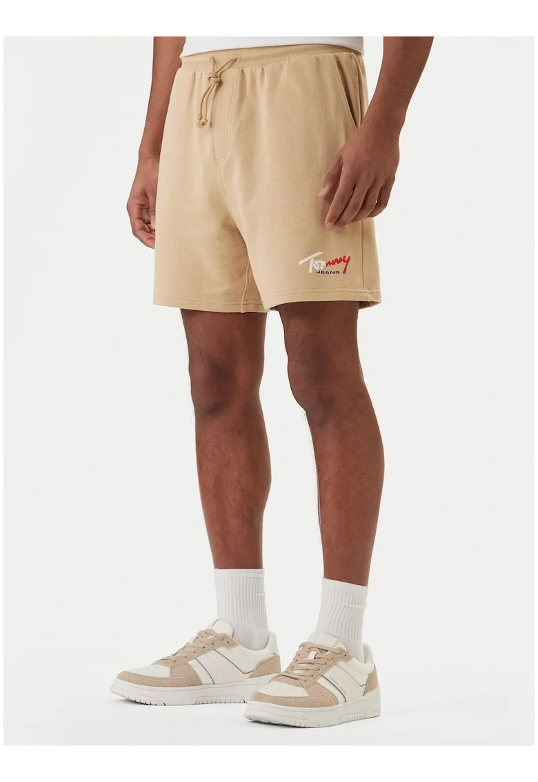 Pantaloni scurti pentru antrenament cu buzunare,